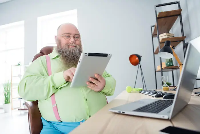 RPG business partner full portrait