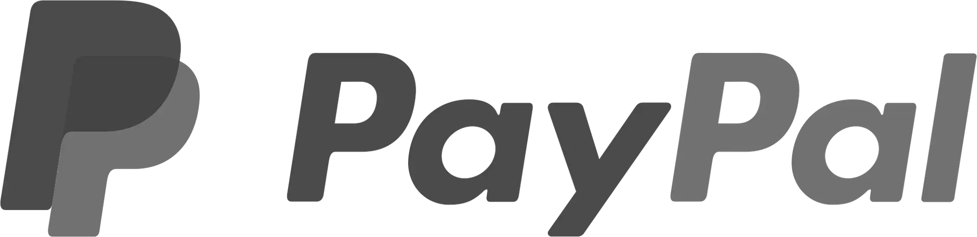 PayPal Logo Grayscale