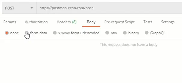 Content-Type header multipart/form-data