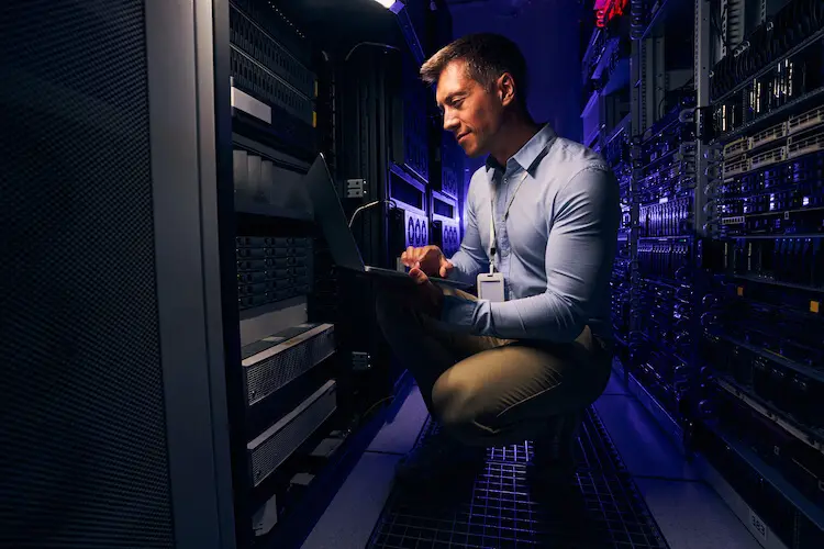 IT Technician Working on IBM i Hosting Servers