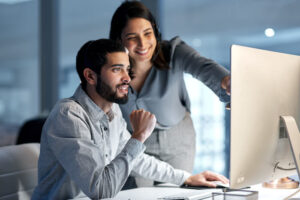 Person receiving help from Kato Integrations support team