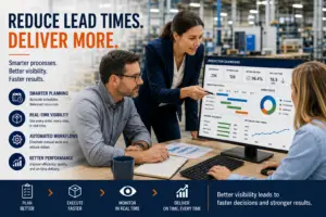 IBM i skills gap infographic showing IT professionals collaborating on IBM i modernization with API-driven integration, knowledge transfer, modern development tools, automation, and workforce development to strengthen IBM i teams in 2026.